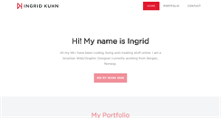 Desktop Screenshot of ingridkuhn.com